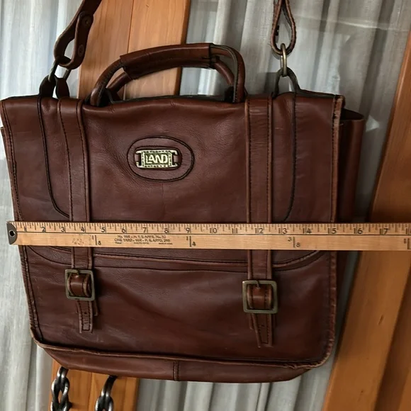 Vintage Leather Messenger Bag